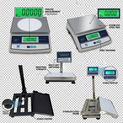 Precision Load Cell Digital Weighing Scale 6kg Laboratory Grade 0.1g Division