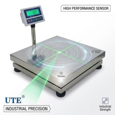 Heavy Duty Digital Weighing Scale 150kg Industrial Floor Platform Tare Hold Function