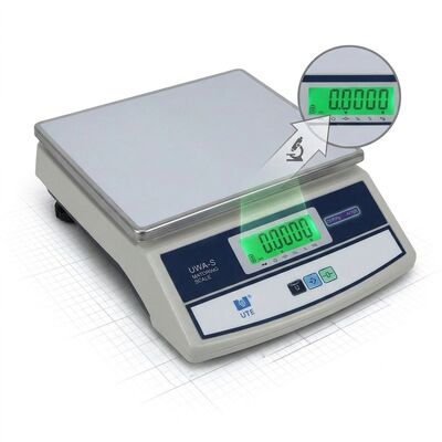 Kitchen Digital Weighing Scale 5kg 1g Resolution Tempered Glass Platform Slim Body